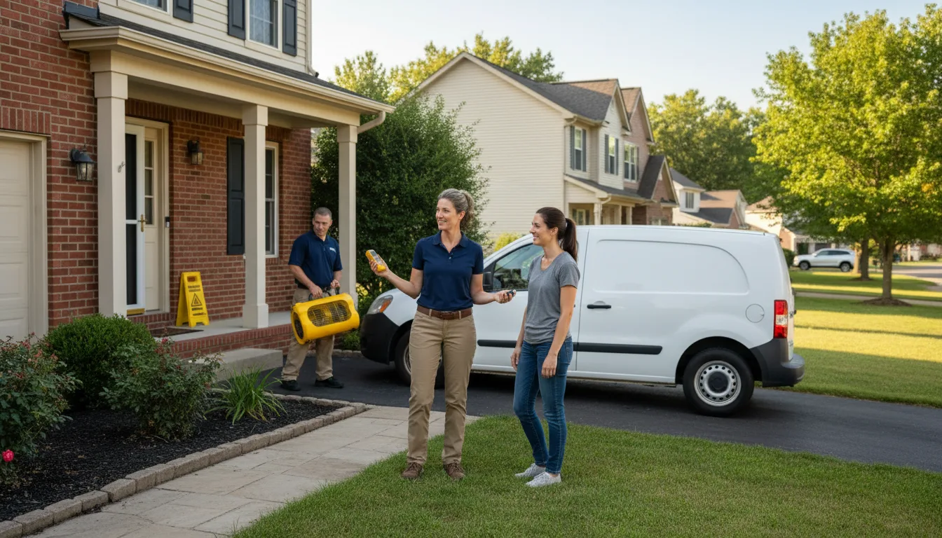 Water restoration image for Mildew Remediation in Palms, MI